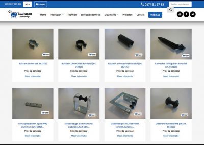Developer, supplier and installer of screening systems for the horticultural industry Huisman Scherming recently opened a webshop for screening products.
