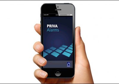 Priva Alarms app.