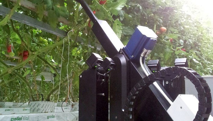 The Priva Deleafing Robot is the first robot in the world to offer an economically viable alternative for the manual removal of leaves in tomato plants.