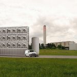 The Swiss start-up Climeworks is developing a system that extracts CO2 out of the air for greenhouse horticulture purposes.