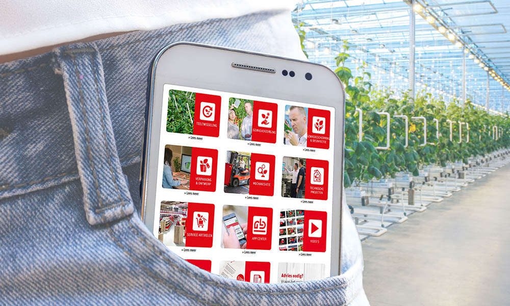 Royal Brinkman kennisbank in smartphone