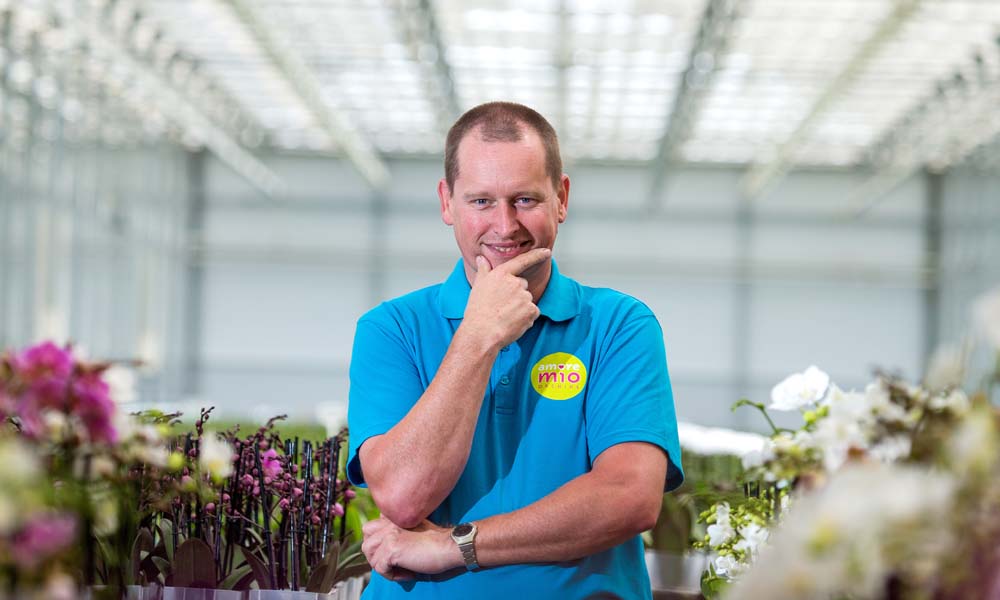 Orchideeënteler Maurice van der Hoorn