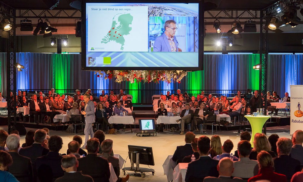 Ernst van den Ende, algemeen directeur Plant Science Group van Wageningen University & Research op het Westland Event 2017