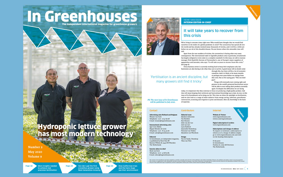 In Greenhouses May issue free for all to read online